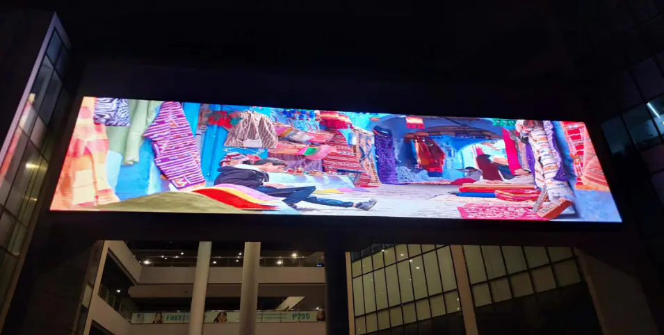 Outdoor LED display in Manila, Philippines