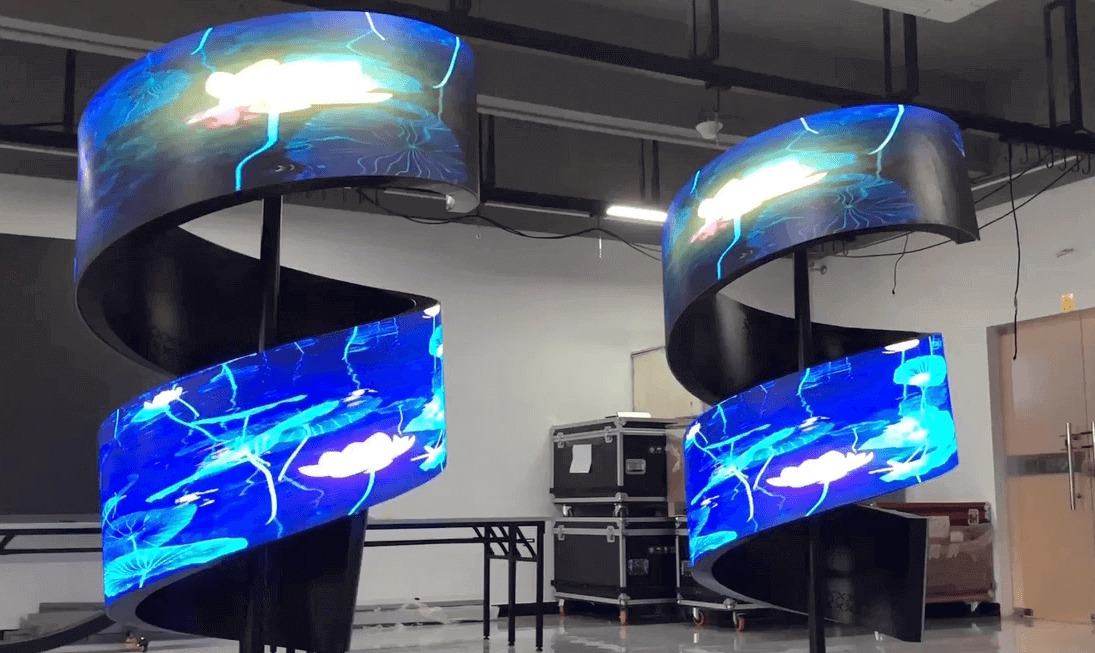 Flexible LED display solution