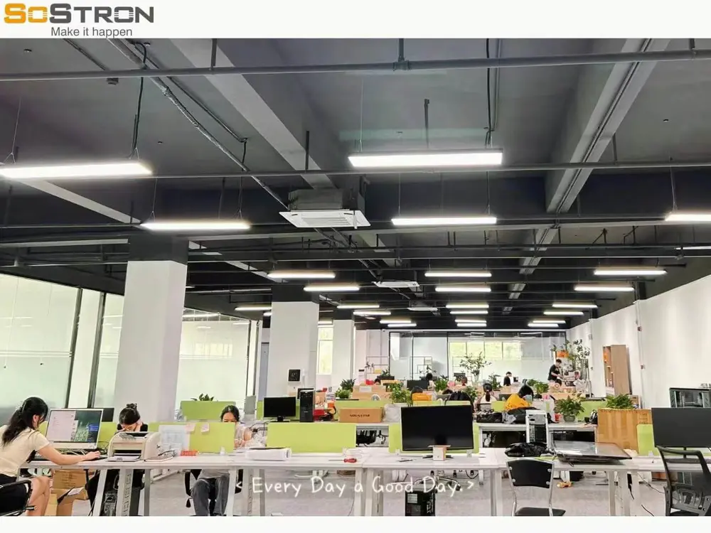 SoStron, entreprise de panneaux LED à Shenzhen : un voyage de déménagement et de service