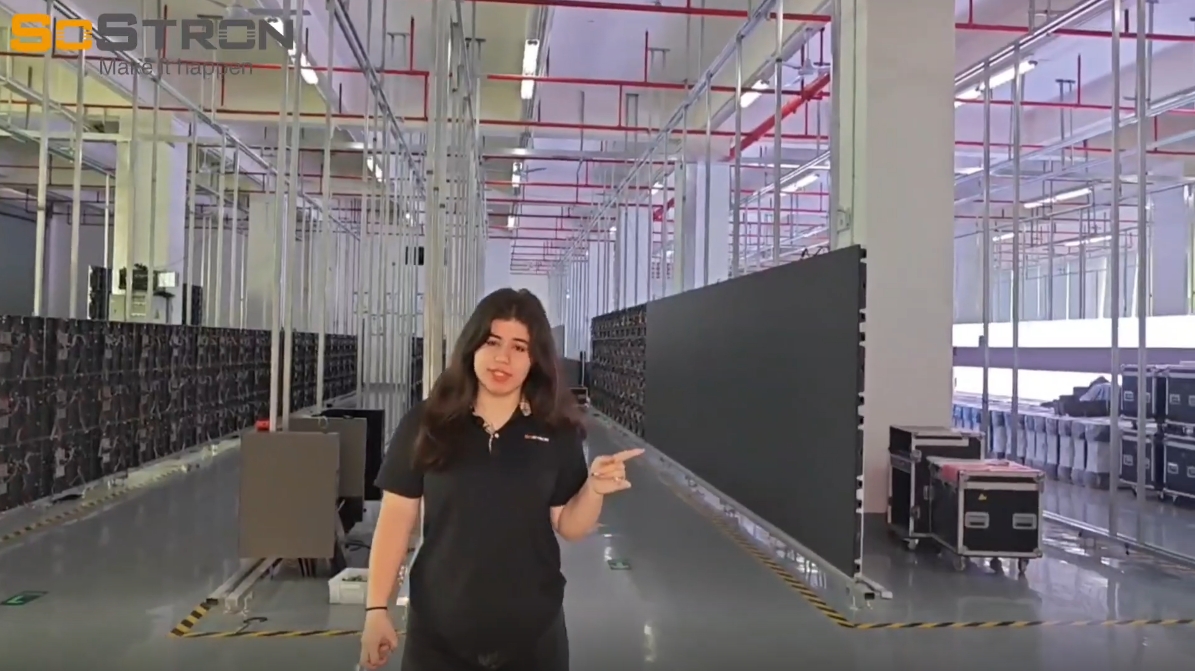Duda: Brazilian girl’s introduction to Sostron’s LED production workshop