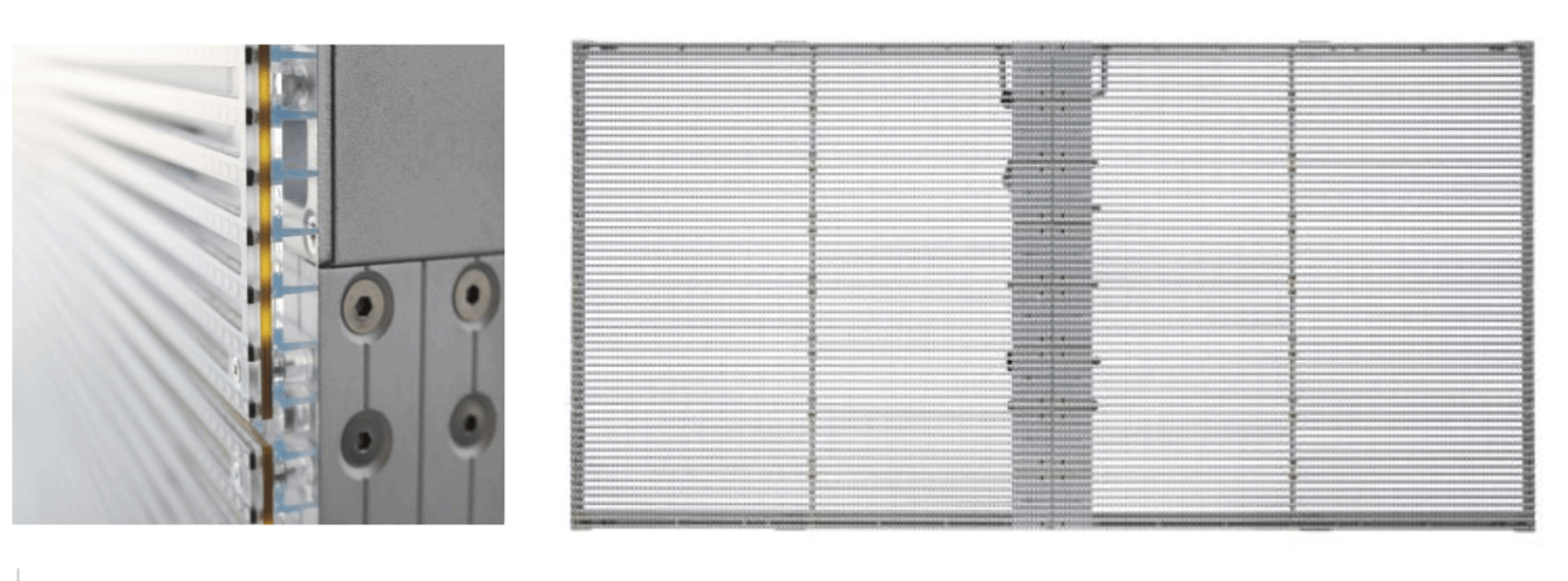 LED transparent panel