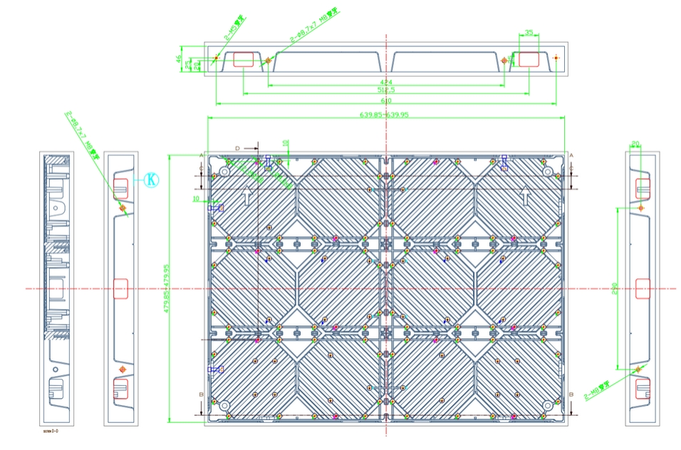 Reta size drawing