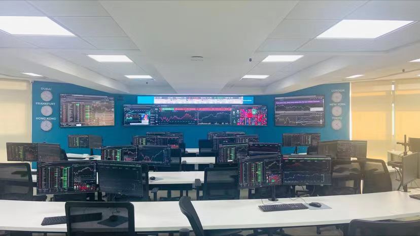 Projet d'écran LED intérieur P2.5 dans un studio tunisien
