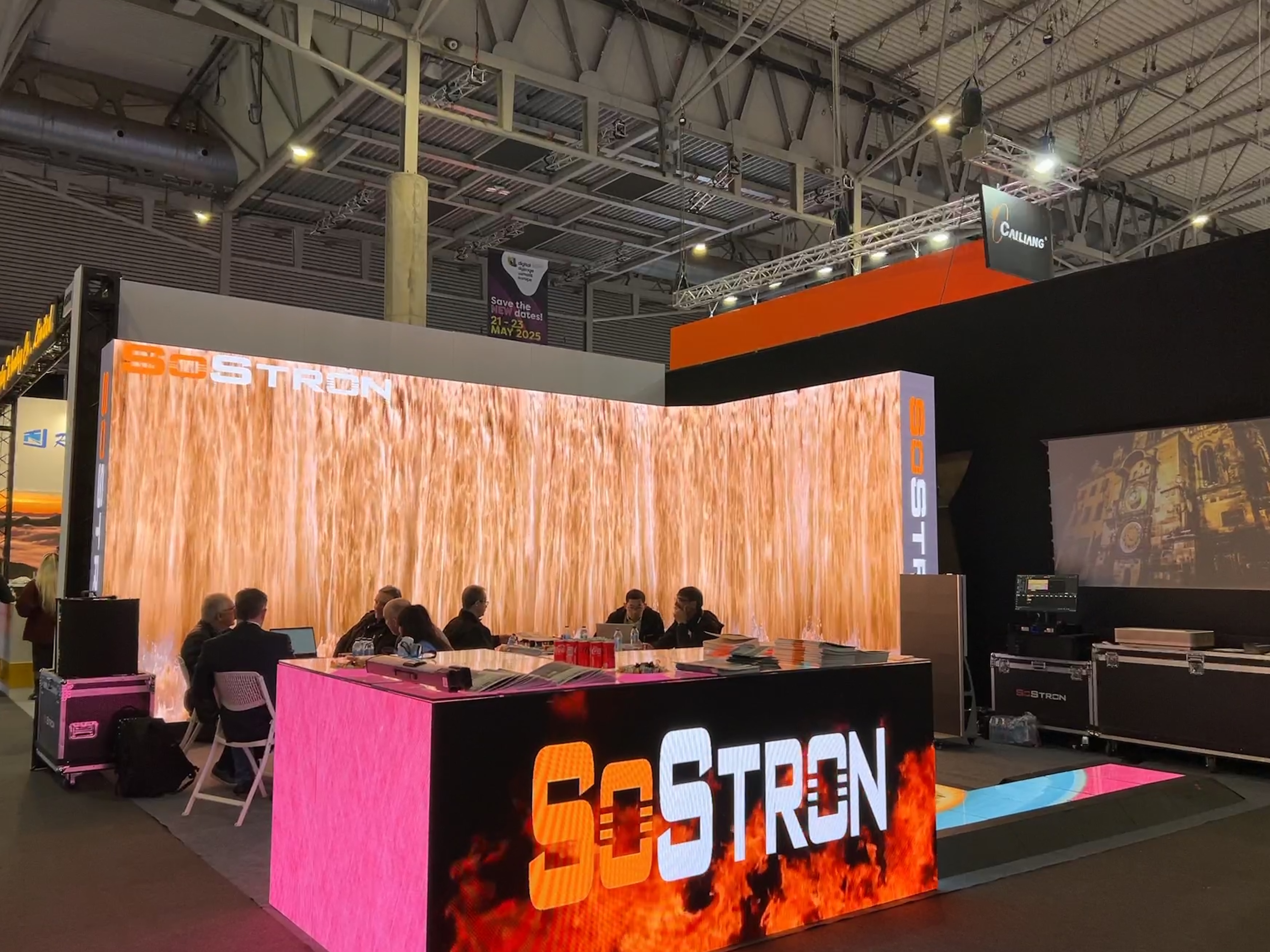 スペインで開催された2025年のISE展示会におけるソストロンの素晴らしいパフォーマンス