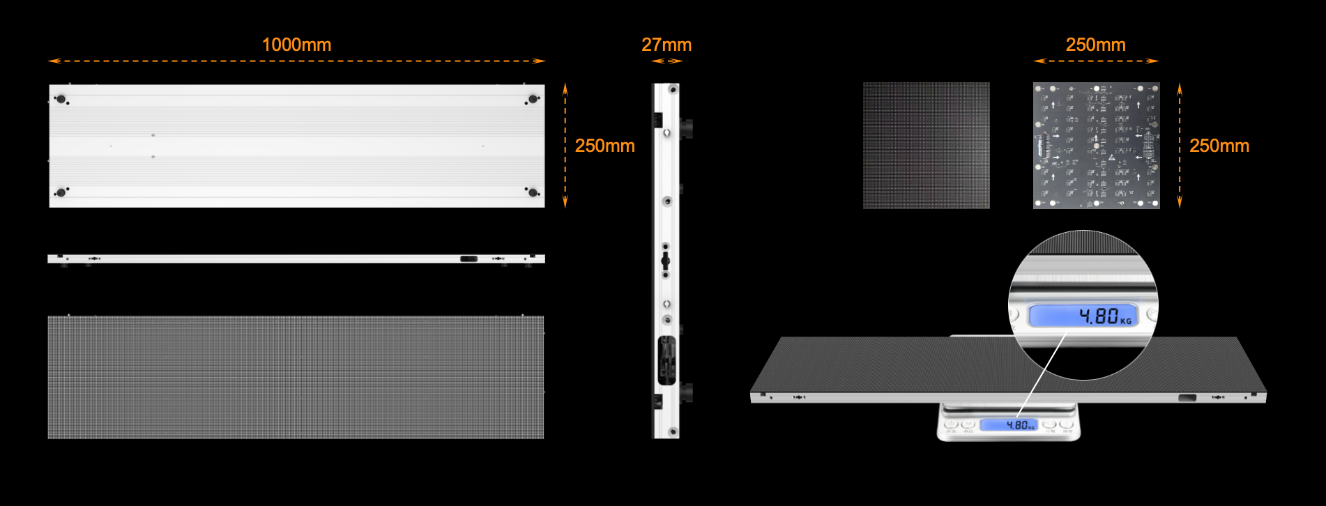 retail led wall