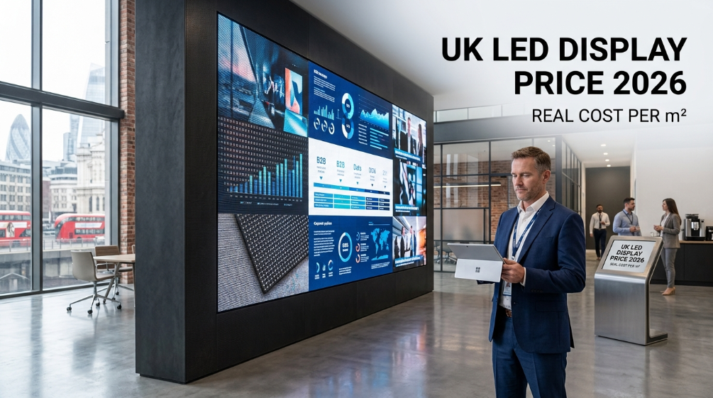 英国 LED 显示屏价格：室内、户外及租赁费用