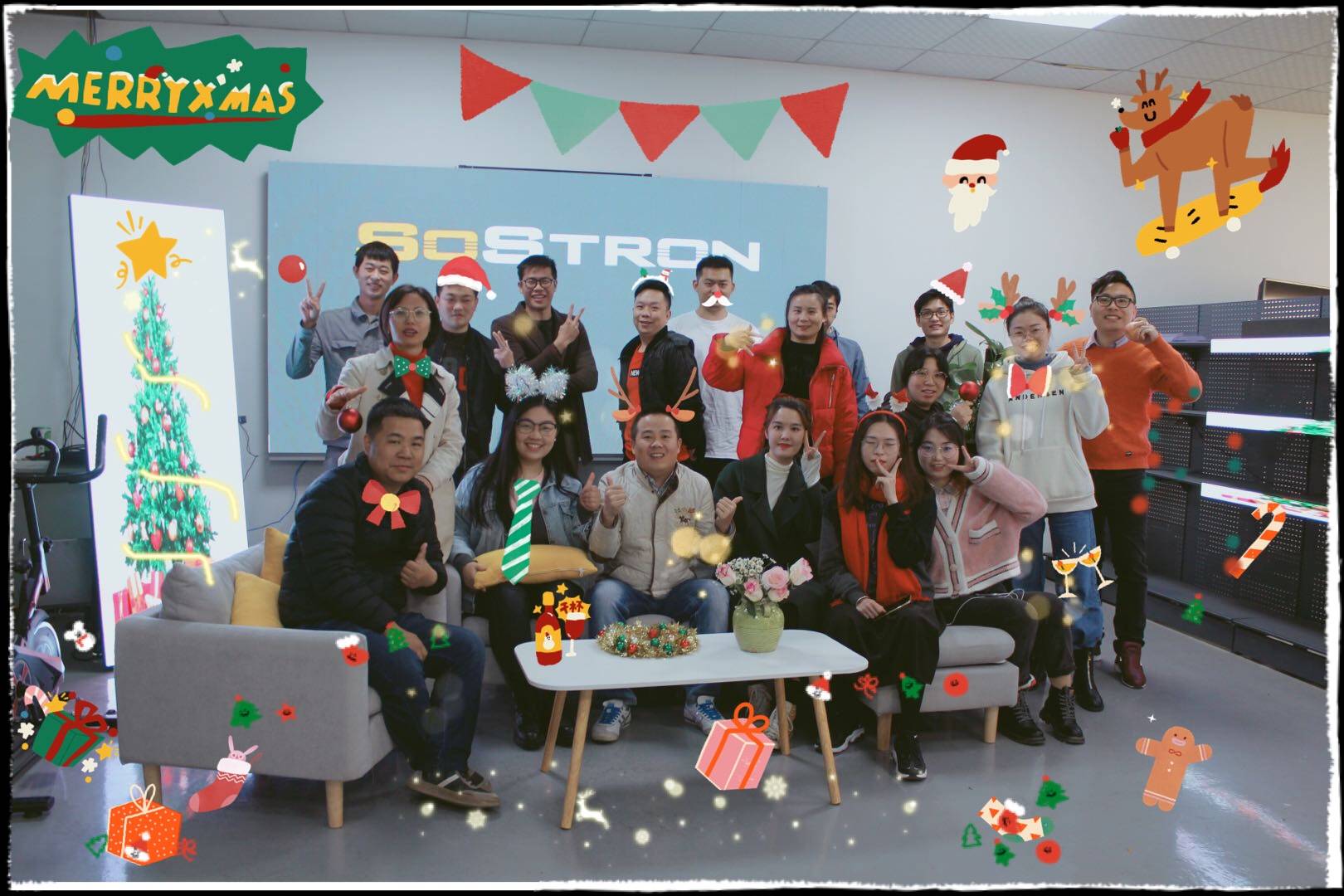 SoStron sales team wish you Merry Christmas